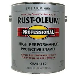 Professional Enamel Coating Aluminum 1-Gallon High Heat Paint Rust-Oleum