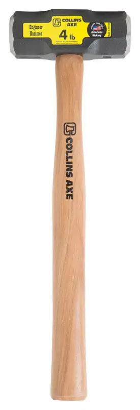 Collins 2.5 lb Steel Engineering Hammer 16 . Hickory Handle