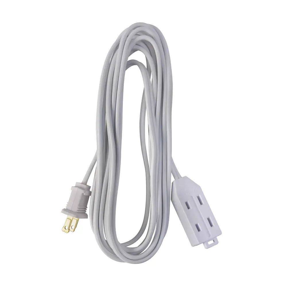 16/2 SPT-2 Extension Cord 4.5 m 3 Outlets, Chalk