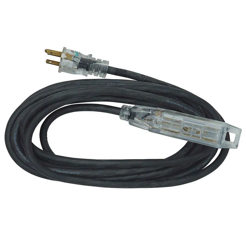 Extension Cord 14/3 Gauge Illuminated Female End, 15'