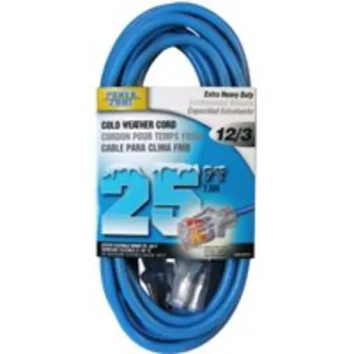 50 ft 12/3 Glacier Extension Cord 15 Amp - Industrial Electrical Supply Power Zone