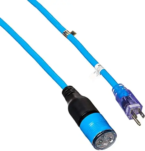 Pro Lock Extension Cord Cobalt 100 Foot Holiday Lighting