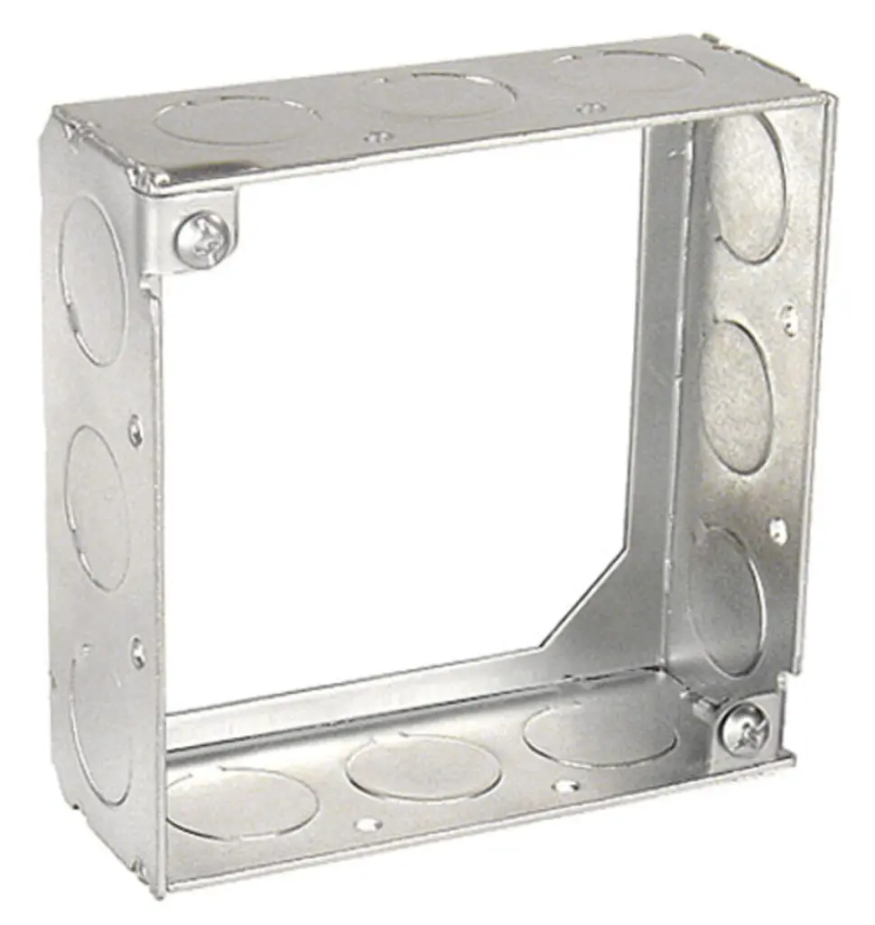 Southwire 4 Inch Square Extension Ring 1-1/2 Deep Welded KO's