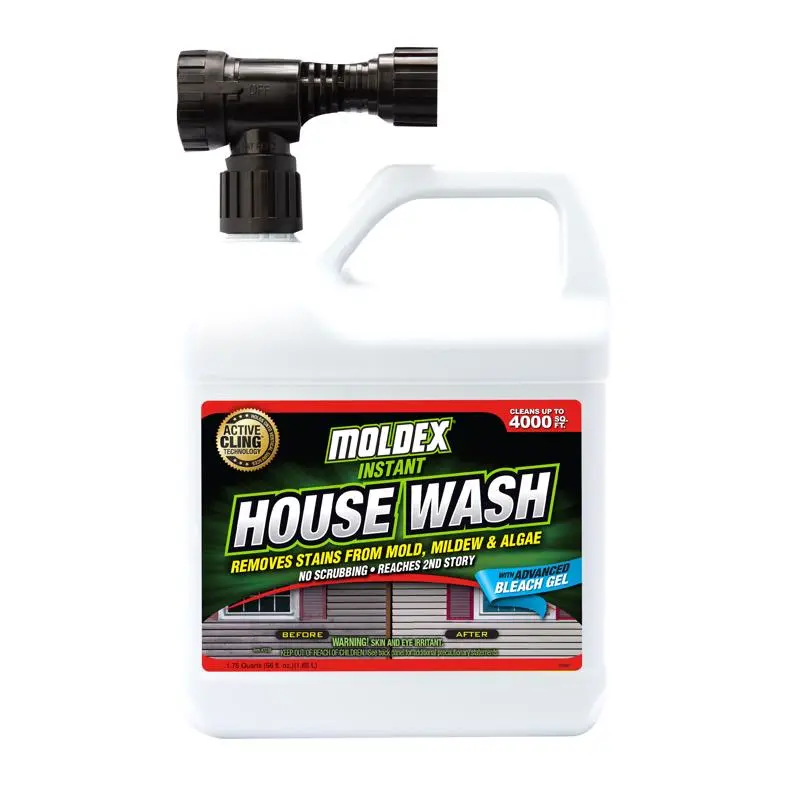Moldex House Wash 56 oz Liquid Exterior Cleaning 6 Pack