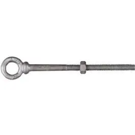 Forged Eye Bolt Galvanized 1/4 x 4-Inch Heavy Duty Hanging National Hardware
