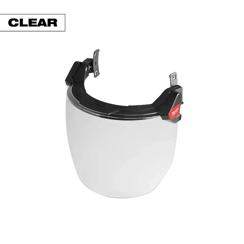 Milwaukee BOLT 48-73-1420 Thorough Face Shield, 10 W Visor, 9-1/2 H Visor, 0.06 Thick Visor, Clear Visor
