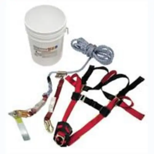 Fall Protection Kit - Complete Safety Gear Set Construction and Hand Tool Professionals MSA Safety Works