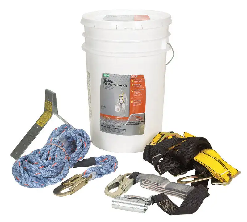 Safety Works Assorted Unisex Polyester 400 lbs Capacity Fall Protection Kit