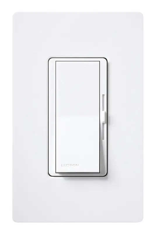 Lutron Diva 1.5 Amp Single Pole Rocker Fan Control White 1 Pack