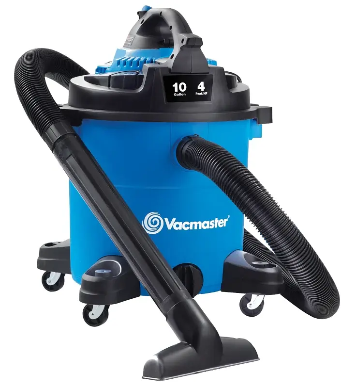 Vacmaster VBVA1010PF Vacuum Cleaner, 10 gal, 106 cfm Air, Standard Cartridge, 4 hp, 120 V, Navy
