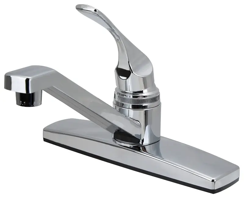 Boston Harbor PF8111A Kitchen Faucet, 1.8 gpm, 1-Handle, ABS, Shiny metal Plated, Lever Handle