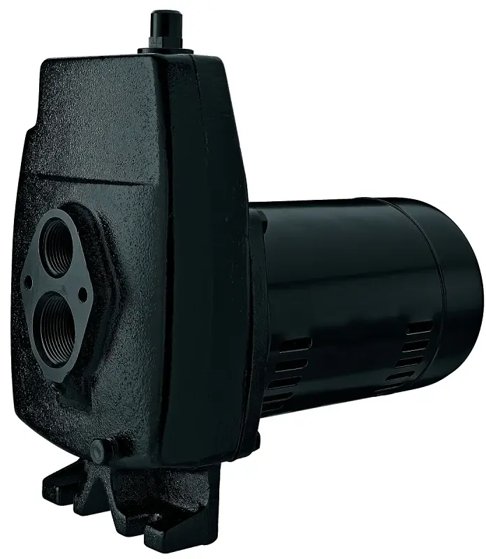 Flotec FP4212-08 Jet Pump, 4.95/9.9 , 115/230 V, 0.5 hp, 1-1/4 Suction, 1 Discharge Connection, 70 ft Max Head