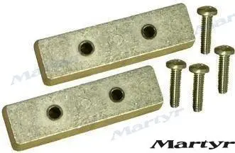 KIT ANODO TRIM TAB BENNET SPELTER Chrome