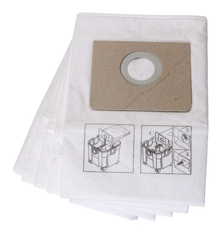 Fein Turbo II Dry Filter Bags 5 Pack Dust Extraction Power Tools