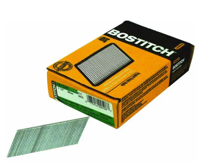 Bostitch FN1536 FN Style Angled Steel Finish Nails 2-1/4 15 Gauge 3655-Pk