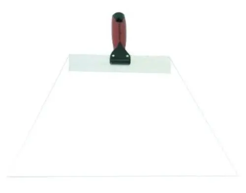 Marshalltown MX62 Finishing Trowel 12x4 Inch Straight Wood Handle Smooth Concrete Finishes