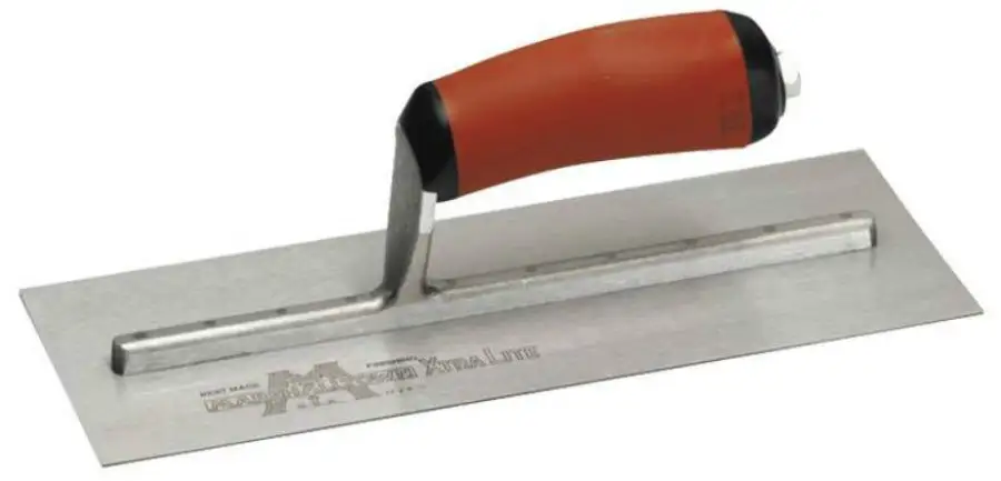 Marshalltown MXS20FR Fully Rounded Finishing Trowel 20x4 Inch Wood Handle Smooth Finishes