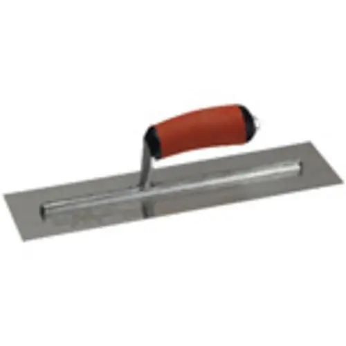 Marshalltown MXS64 Finishing Trowel 14x4 Inch Curved Wood Handle Comfortable Use