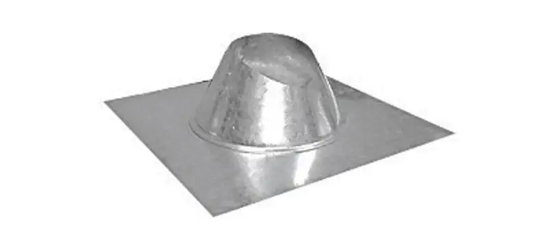 Imperial 5 . Dia. Galvanized Steel Adjustable Fireplace Roof Flashing Pack 3