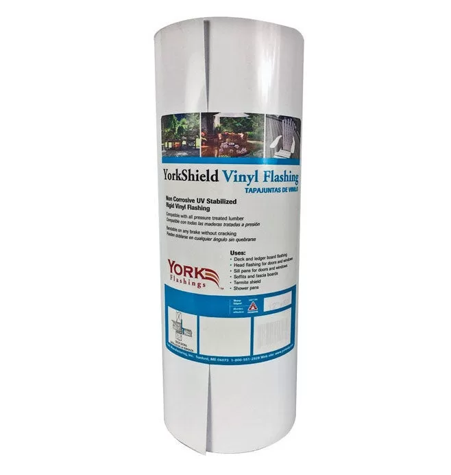 York RESYSVN18/50-WH Yorkshield Vinyl Flashing Roll White 600 Linear Feet
