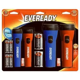 4-Pack LED Flashlights Home and Emergency Preparedness Eveready
