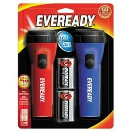 Economy 2-Pack LED Flashlights Everyday Use Eveready