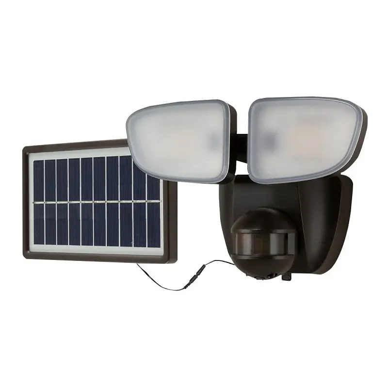 Halo Solar Flood Series SLFS15AM2B Floodlight, 100 W, 1500 Lumens, 4000 K Color Temp, Tough plastic Fixture