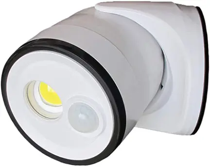 COB LED 400 Lumen Floodlight White Bright Energy Efficient Outdoor Light Fulcrum