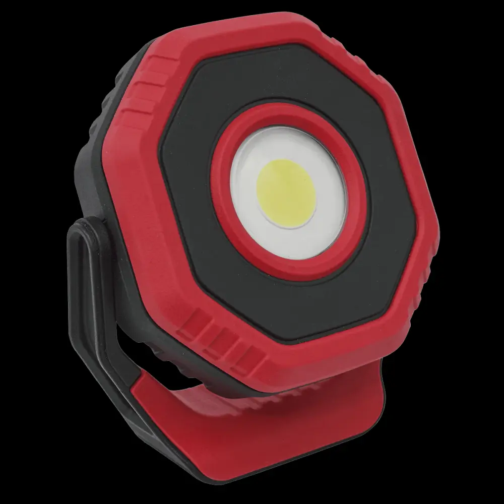 Sealey LED700PR Power-cell Pocket Floodlight Magnet 360° 7W COB LED - Red