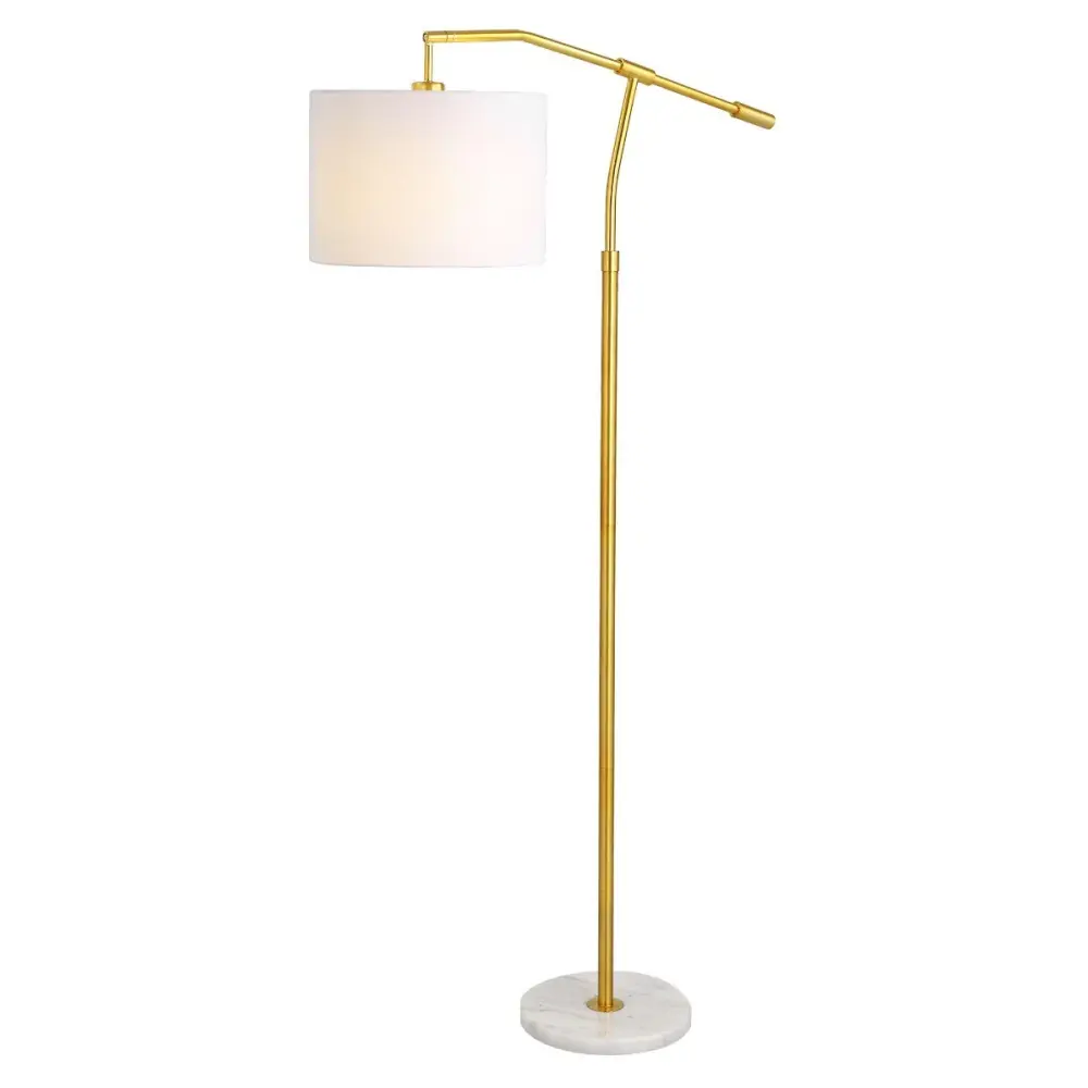 Celeste Marble Base Floor Lamp USB Charging Port