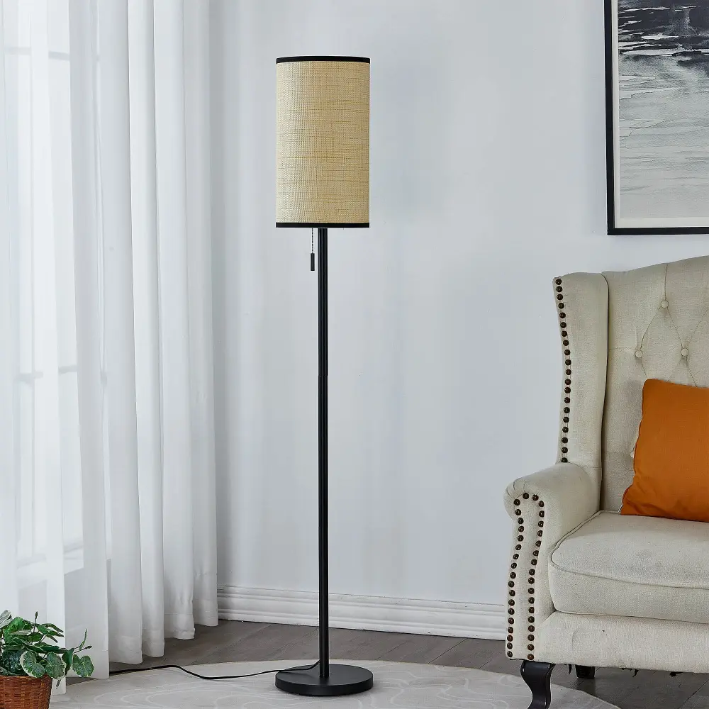 65'' Time-honored Brass Floor Lamp #F221
