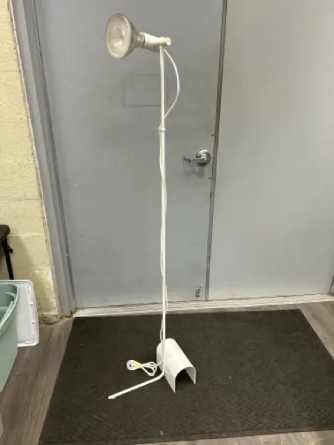 WHITE FLOOR LAMP