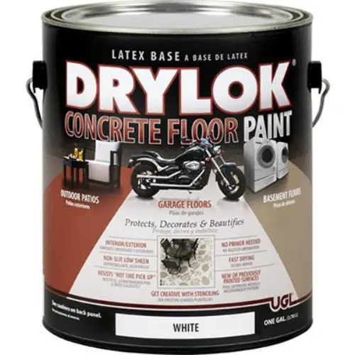Drylok 21213 Concrete Floor Paint White 1 Gallon