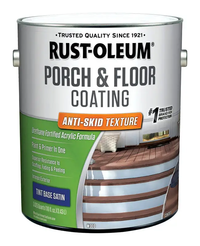 Rust-Oleum Porch & Floor Anti-Skid Texture Tint Base Paint Primer 1 Gallon Pack 2