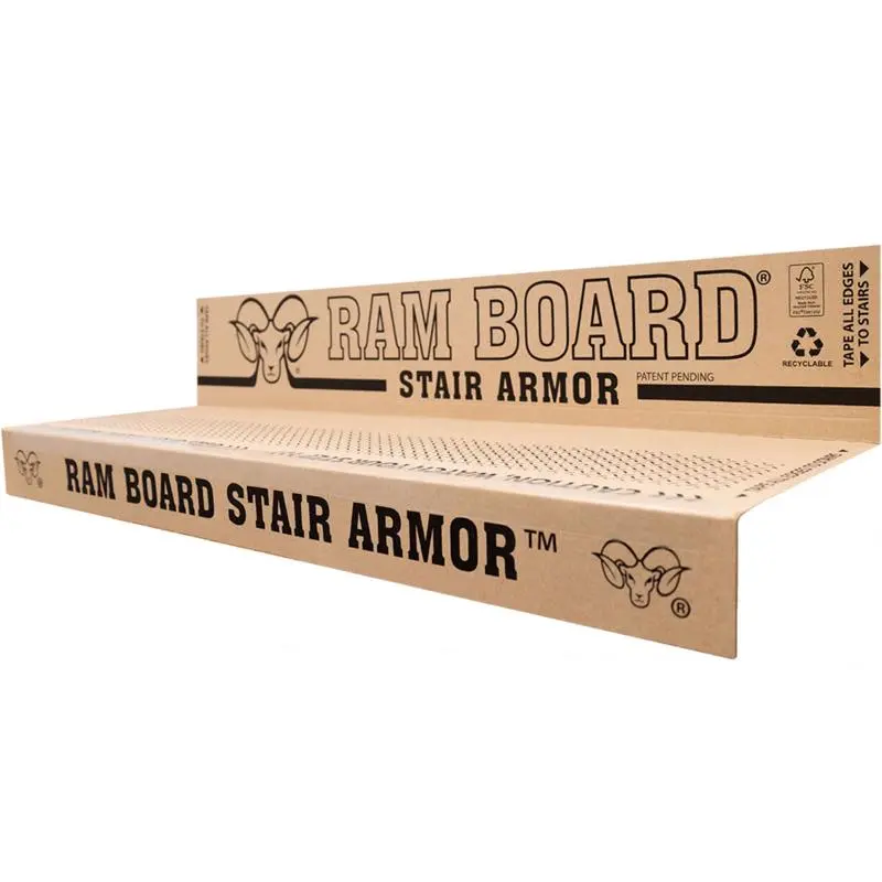 Ram Board Stair Armor 19 H X 34 W Polypropylene Stair Protector 6 pc Construction Protection