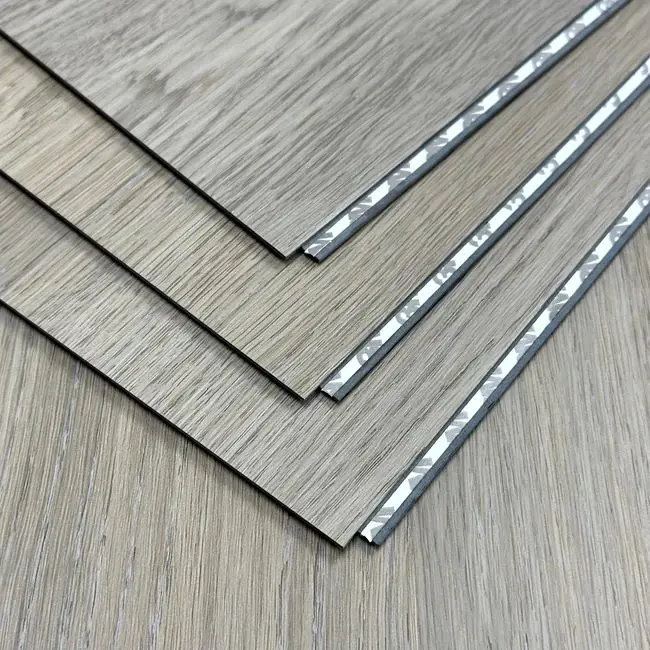 4mm Sandy Harbor HDPC® Peel and Stick Plank Flooring 9.13 . Wide x 48.03 . Generous (36.56 sq. ft./per box - 12 pcs/per box)