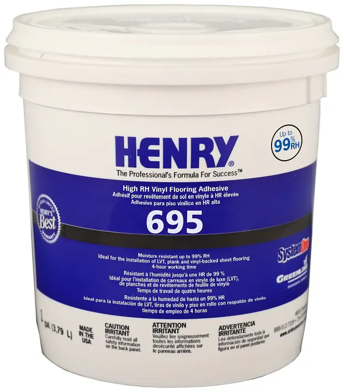 Henry 695 Series 32079 Flooring Adhesive, Paste, Mild, 1 gal