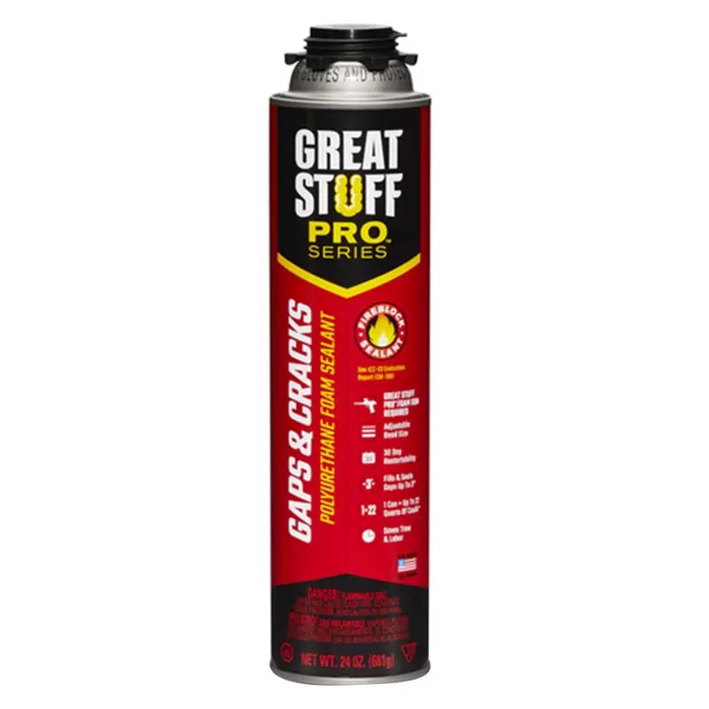 Great Stuff Gaps & Cracks Orange Polyurethane Insulating Foam Sealant 24 oz Pack 12
