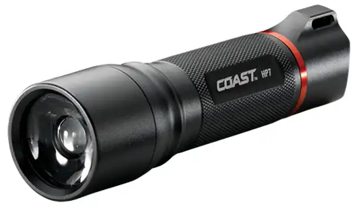 Coast HP8407CP Focusing LED Flashlight. HP7. 360 Lumen Output