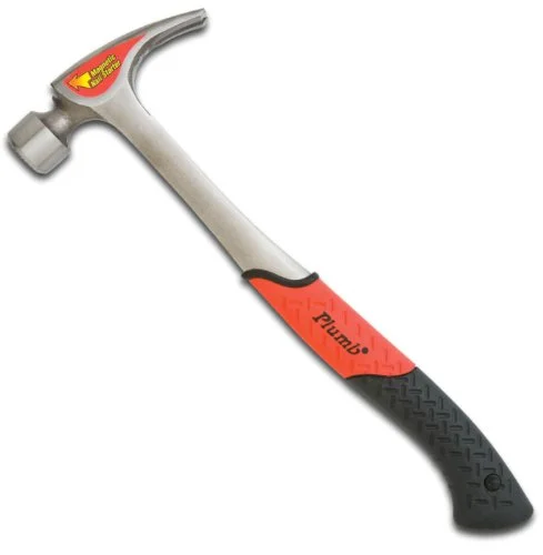 Plumb SS22RN Smooth Face Rip Claw Hammer 22 Oz Steel Construction Tool