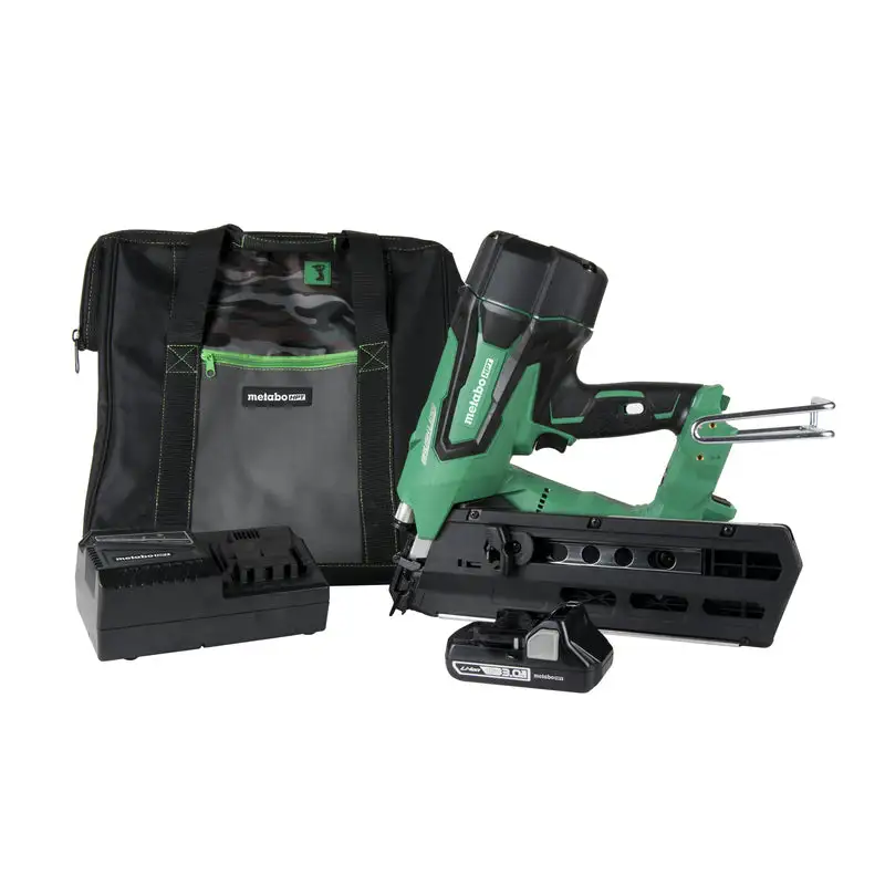 Metabo HPT 21 Ga. Cordless 21 Degree Framing Nailer Kit 18 Volt