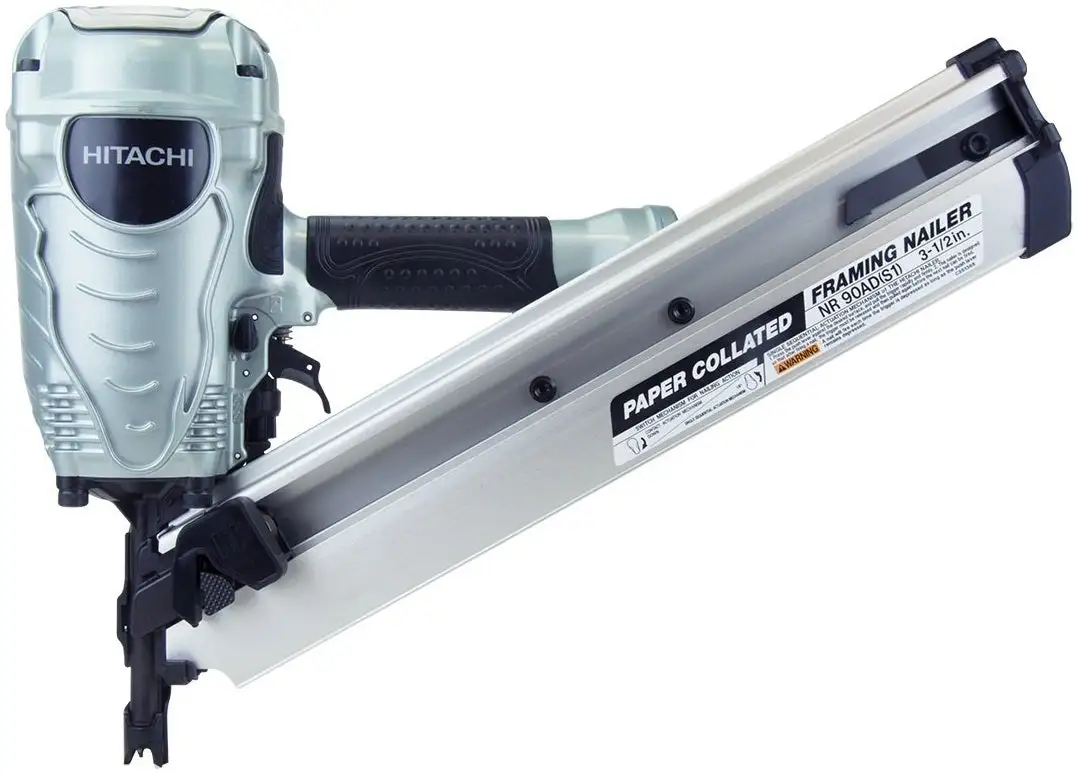Metabo HPT NR90ADS1M Paper Tape Framing Nailer 3-1/2 Inch Heavy Duty Construction