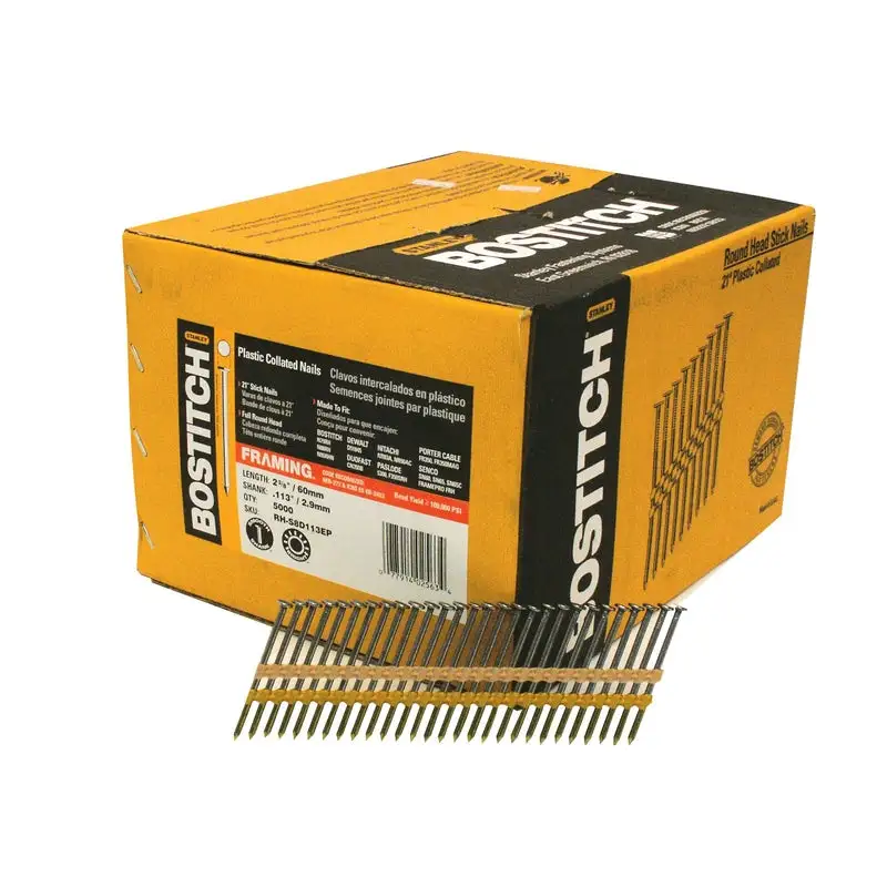 Bostitch 2-3/8 L Angled Strip Coated Framing Nails 21 deg 5000 pk
