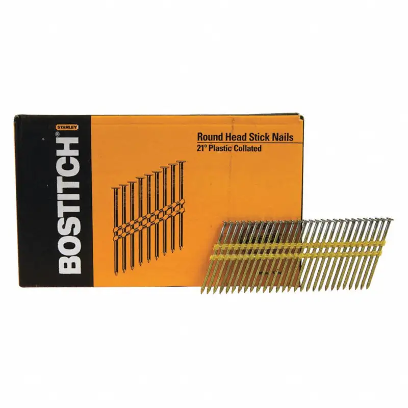 Bostitch 3-Inch 10-Gauge Hot-Dip Galvanized Framing Nails 21-Degree 4000-Pack