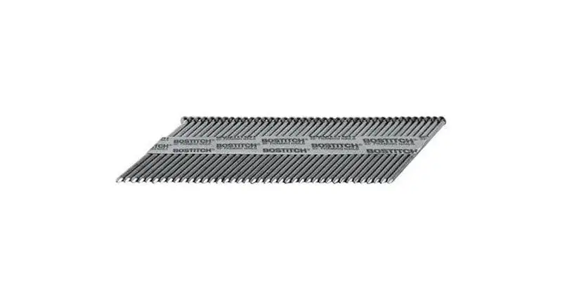 Bostitch 3 . L 11 Ga. Angled Strip Bright Nails 34 Degree 2500 Pack Framing