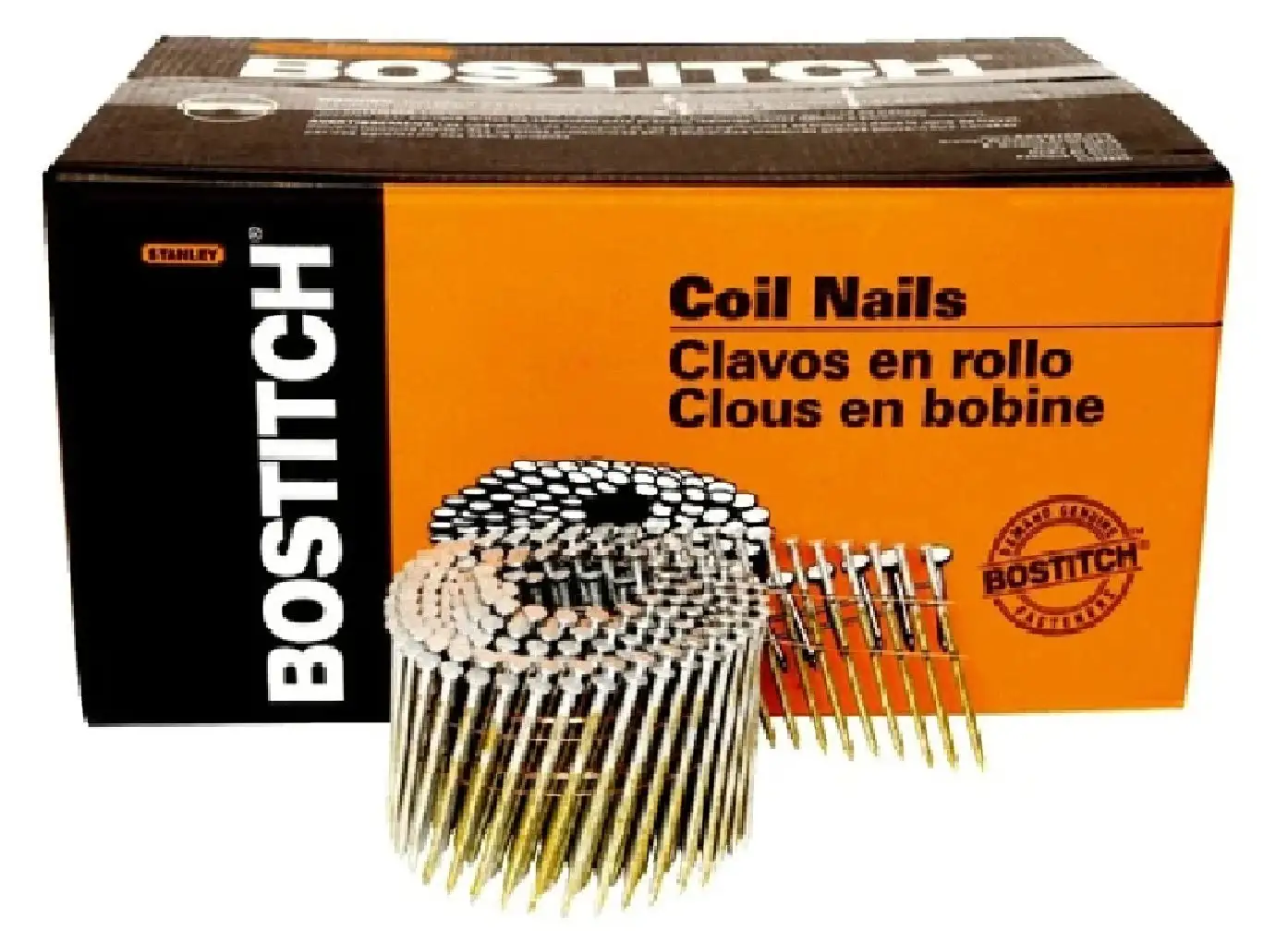 Bostitch C8R131G Ring Shank Galvanized Coil Framing Nail 2-1/2 Inch