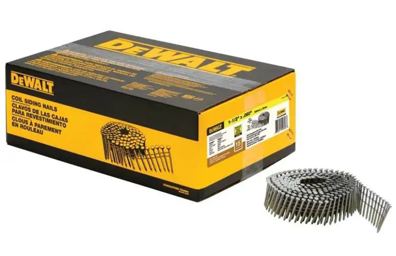 DeWalt DWC12P120D 15-Degree Coil Framing Nails 0.120 x 3-1/4 Inch Heavy-Duty Framing