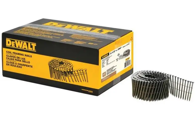 DeWalt DWC6R99BCG 15-Degree Coil Framing Nails 0.099 x 2 Inch General Construction