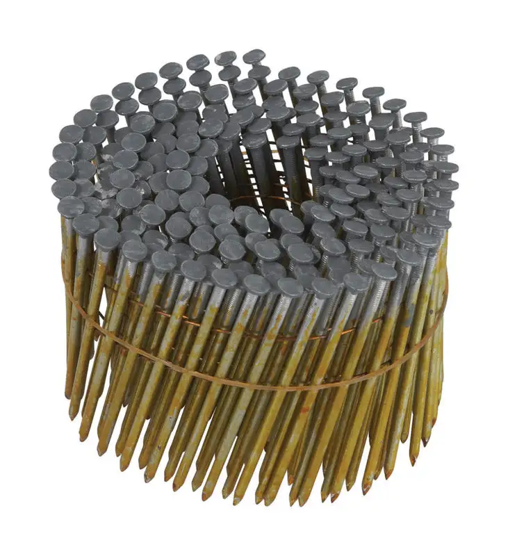 Hitachi 3-1/4 Inch Angled Coil Framing Nails 16 Degree Smooth Shank 4000 Pack Metabo HPT