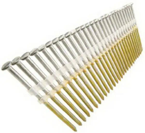 Senco KD28APBSN Angled Strip Full Round Head Plastic Collated Nail 20 Degree 4000 Count